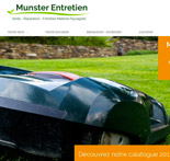 Dernière réalisation webgreenproject : création, référencement, hébergement du site munsterentretien.fr